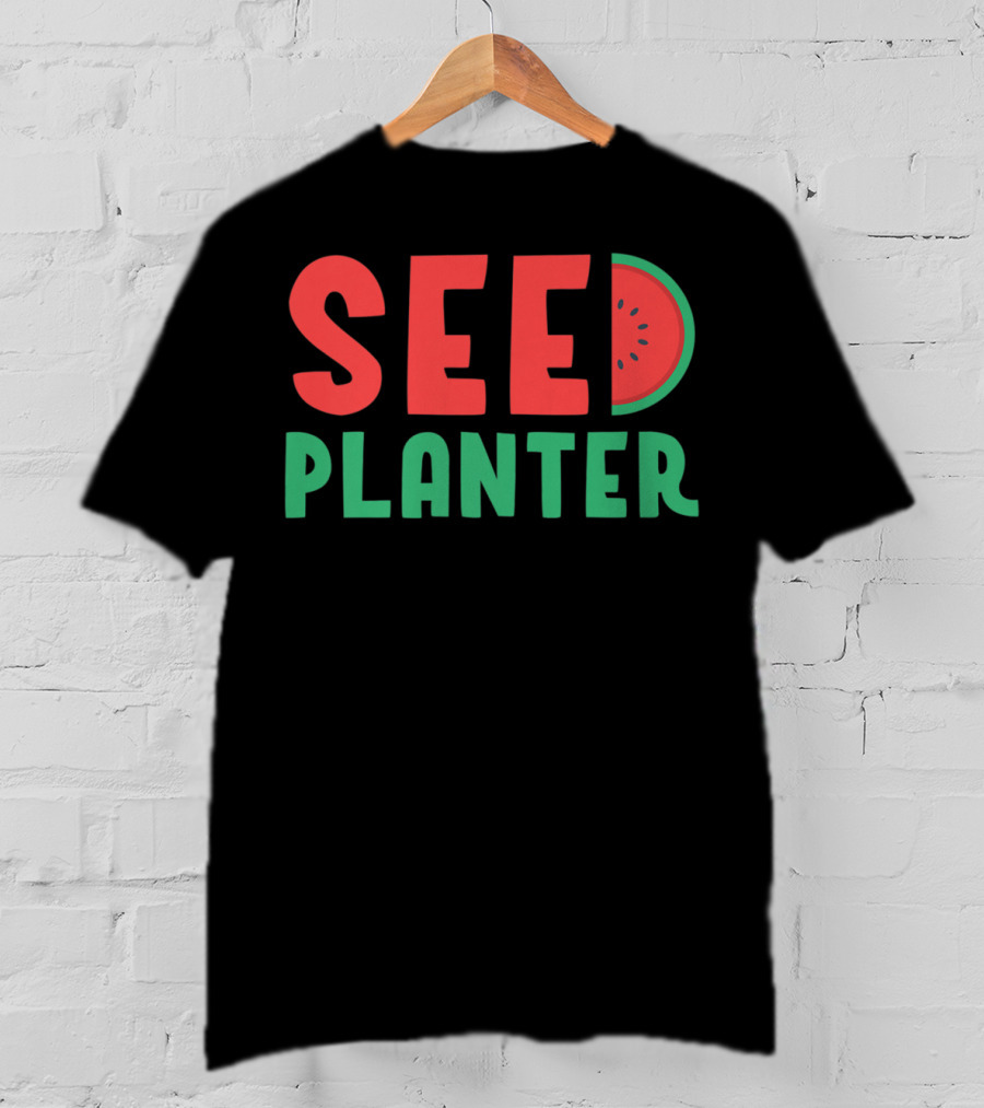Seed Planter New Mom Pregnancy Watermelon Theme For Women 11 T-Shirt