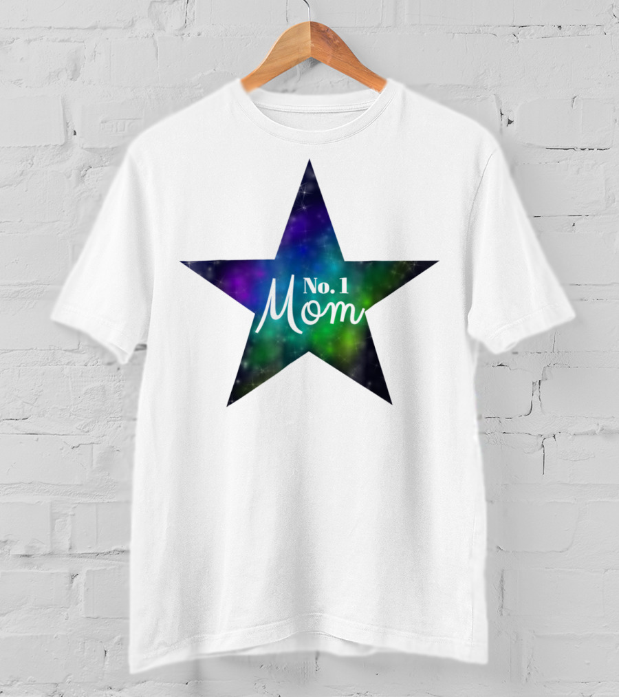 No. 1 Mom Star Galaxy Best Mom In The World T-Shirt
