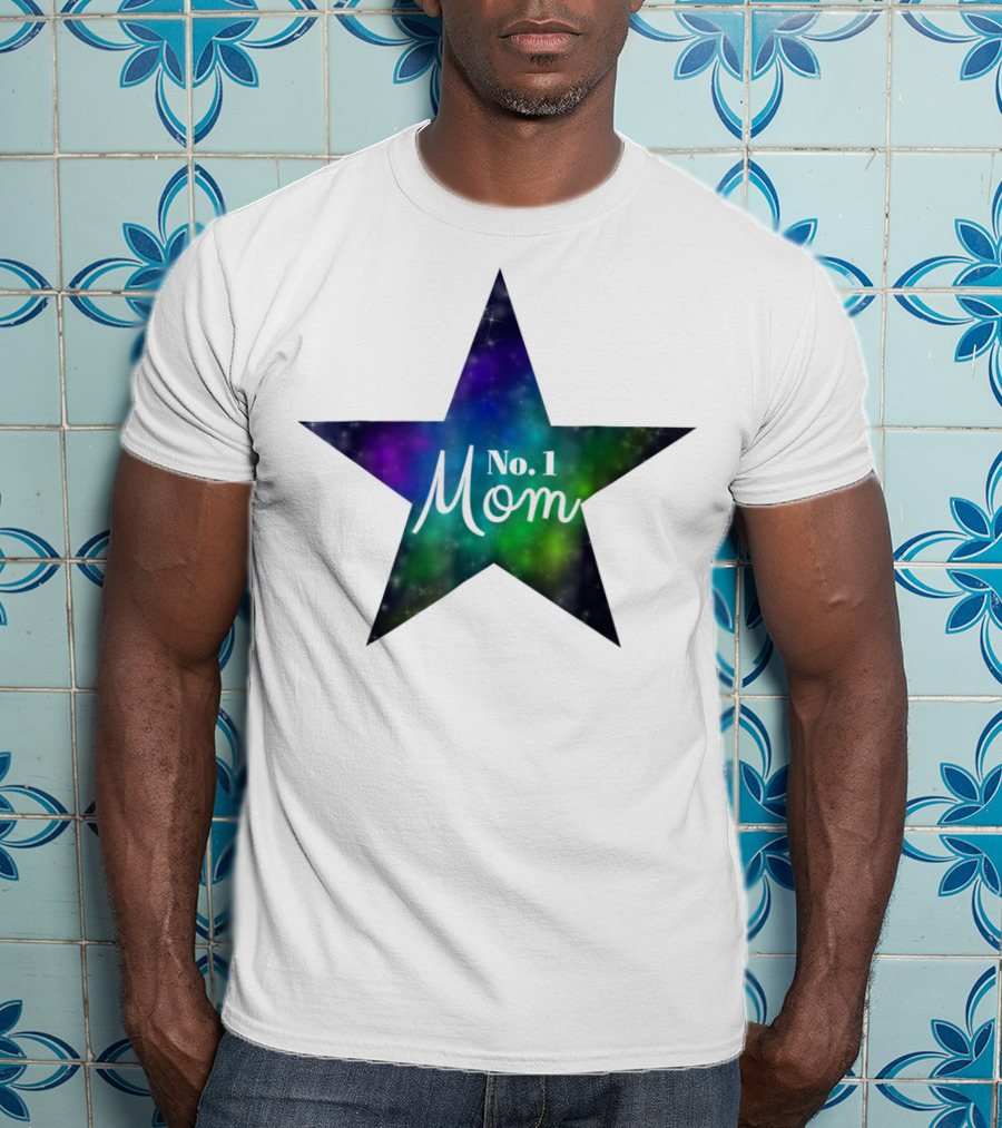 No. 1 Mom Star Galaxy Best Mom In The World T-Shirt