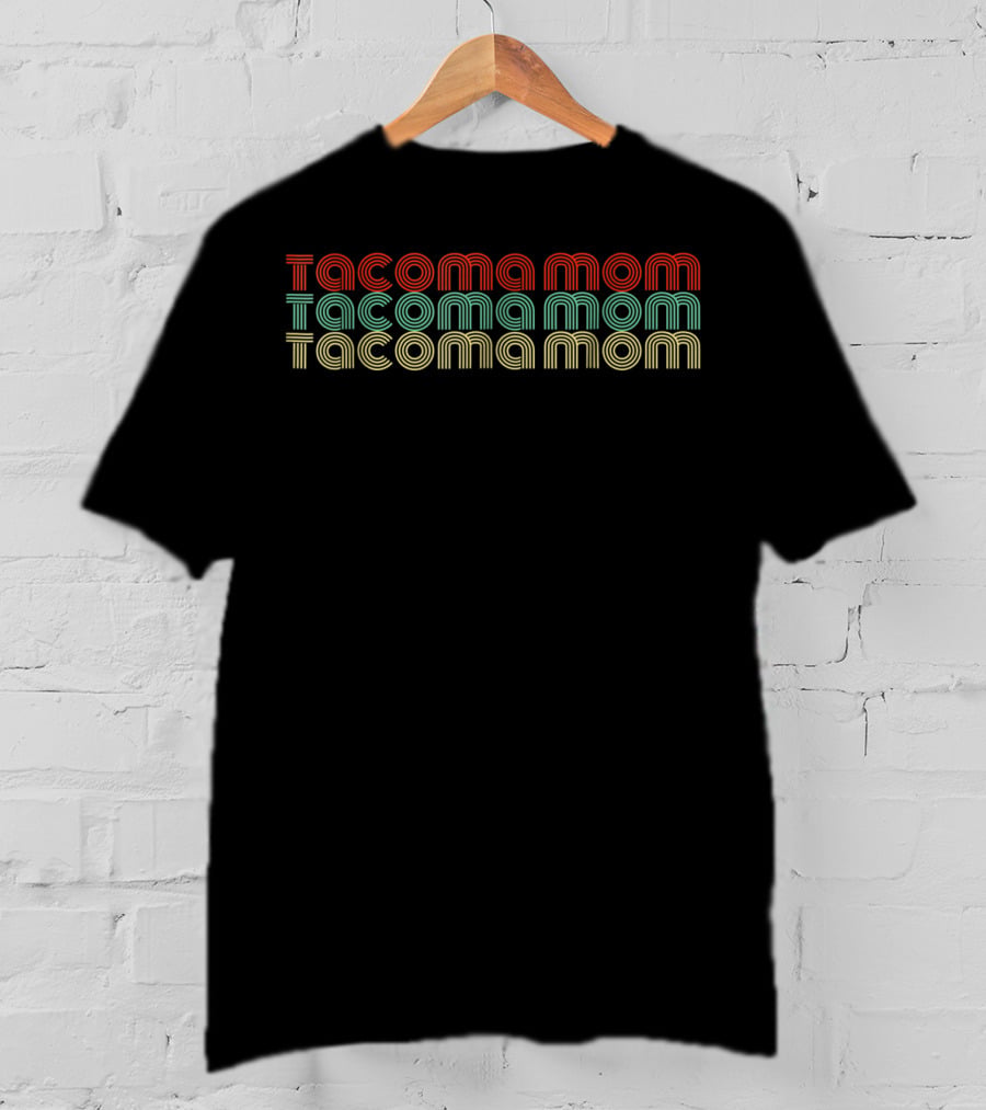 Tacoma Mom Retro 70s Style Vintage T-Shirt