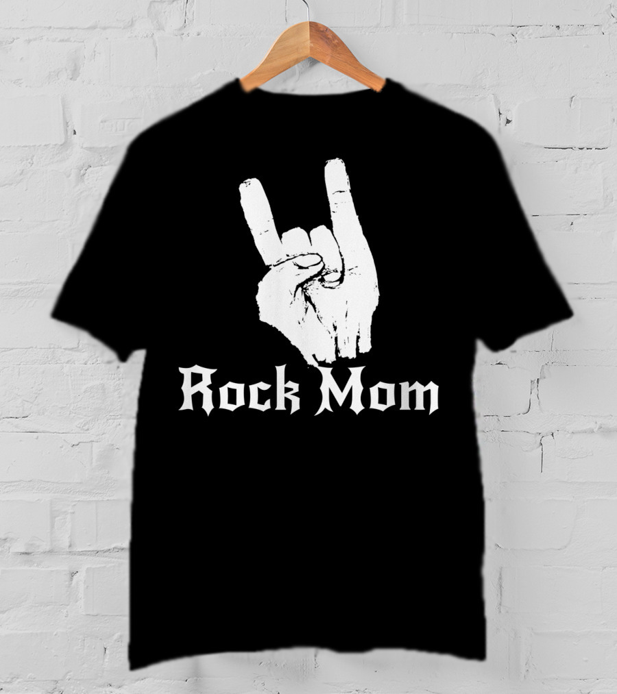 Rock Mom Hand Horns Rock N Roll T-Shirt