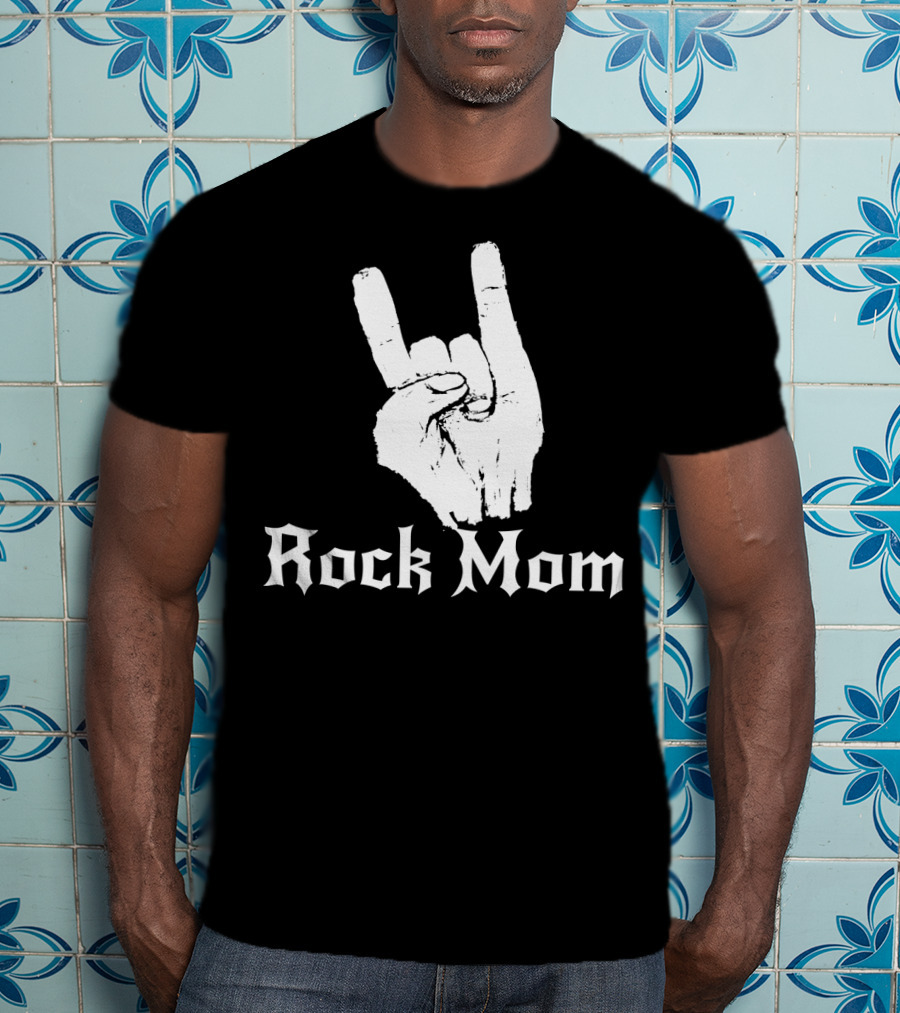 Rock Mom Hand Horns Rock N Roll T-Shirt