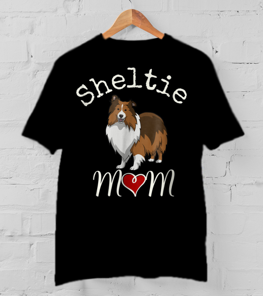 Sheltie Heart Mom 14 T-Shirt