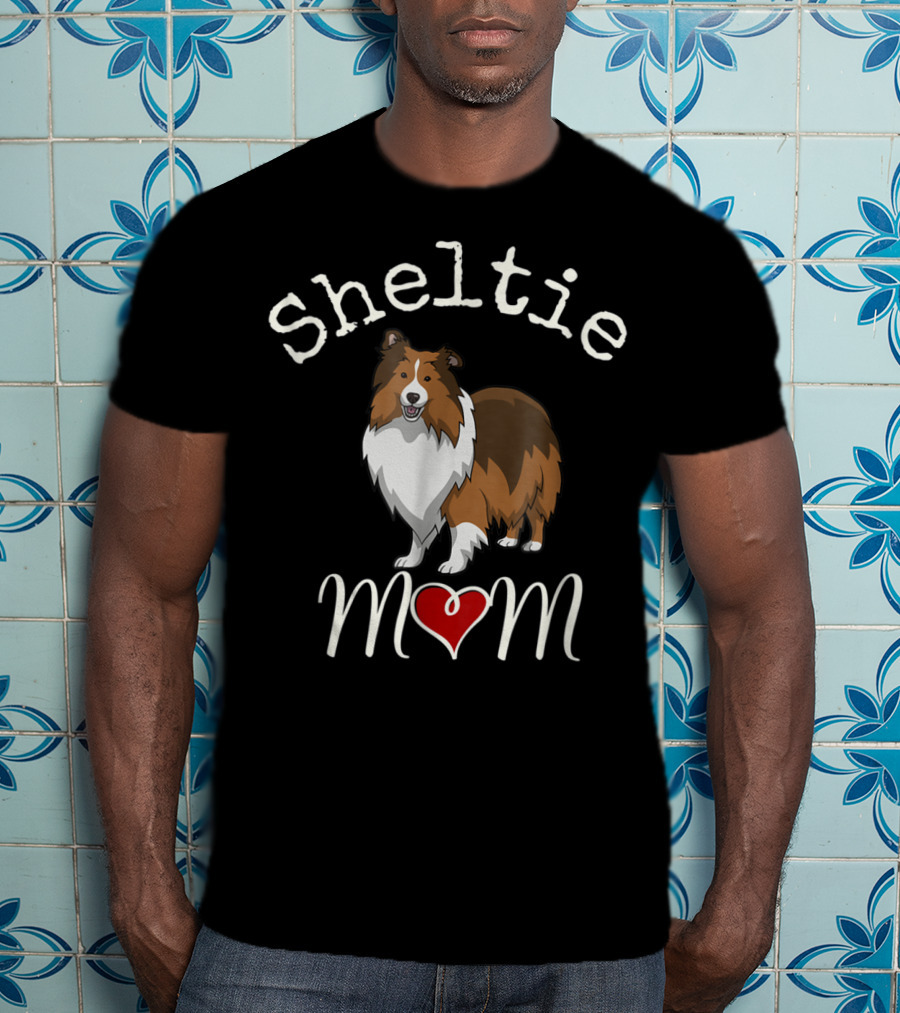 Sheltie Heart Mom 14 T-Shirt