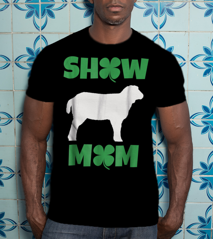 SHOW MOM Shamrock Sheep T-Shirt