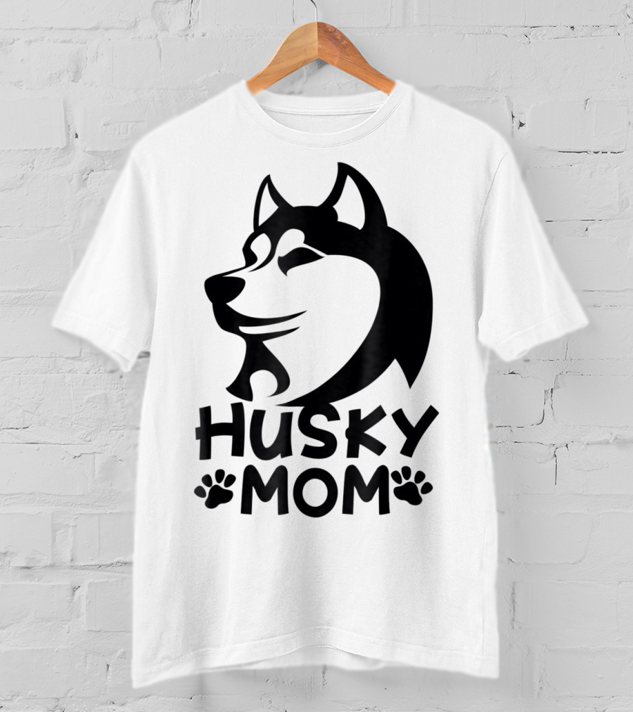 Husky Mom Siberian Husky Lovers I Love My Husky T-Shirt