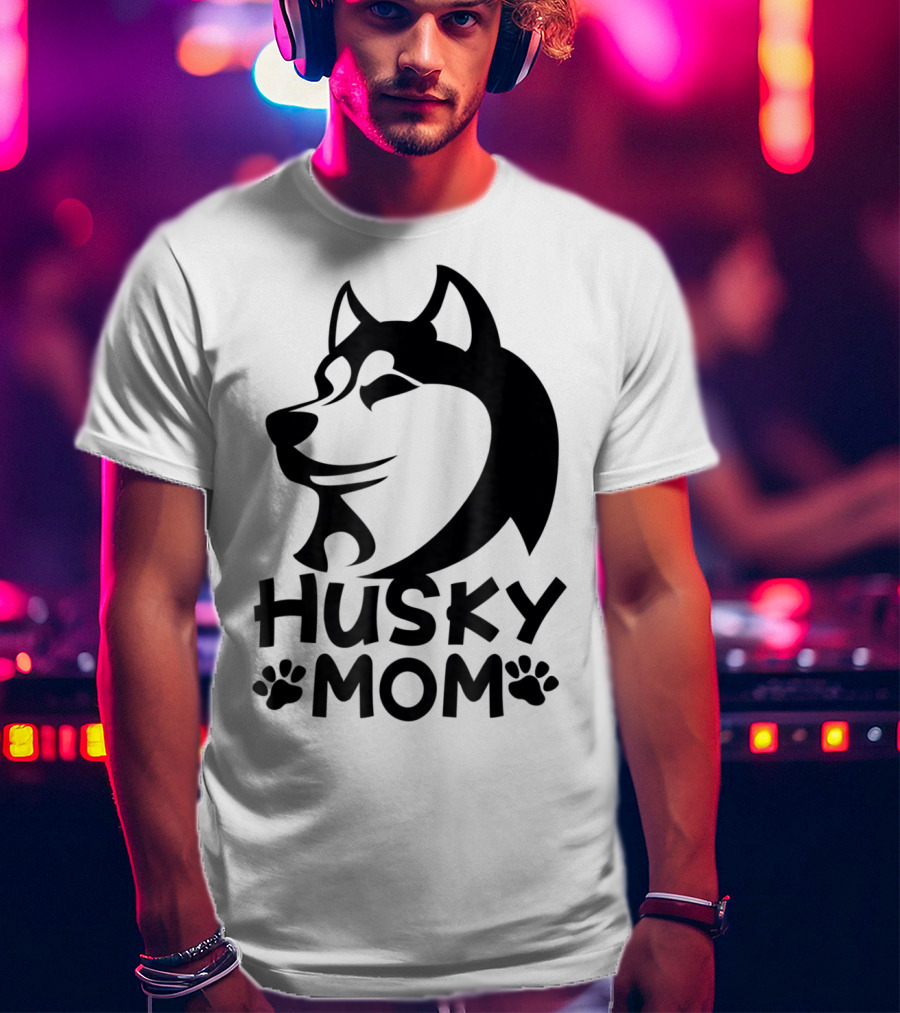 Husky Mom Siberian Husky Lovers I Love My Husky T-Shirt