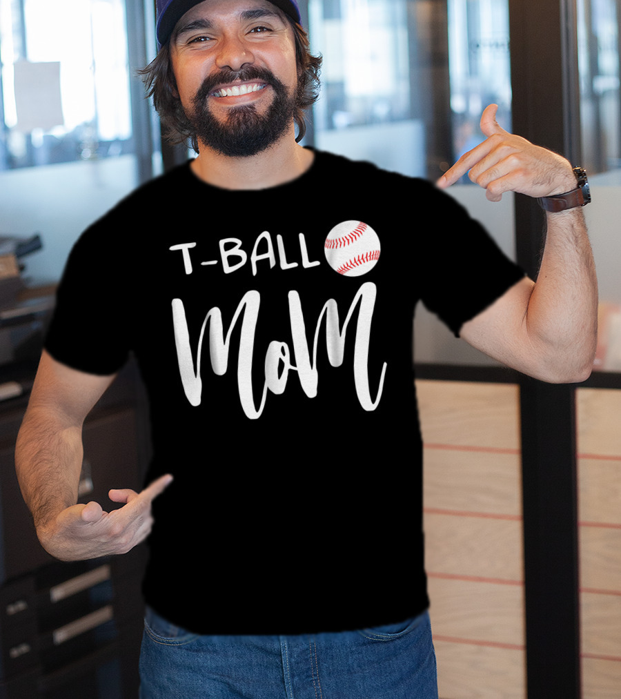 T-Ball Mom Baseball T-Shirt