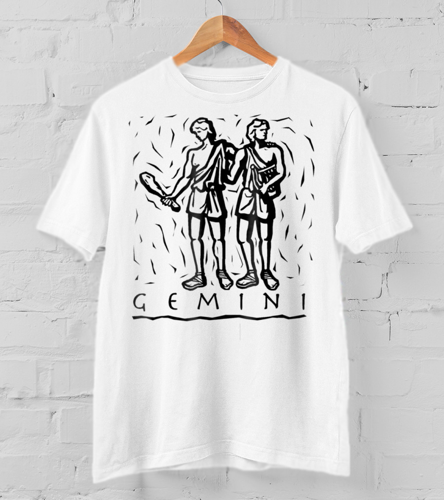 Gemini Zodiac Sign Astrology Horoscope Birthday Twins T-Shirt