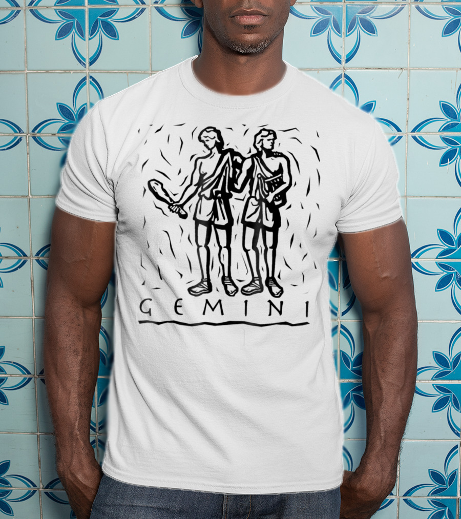 Gemini Zodiac Sign Astrology Horoscope Birthday Twins T-Shirt