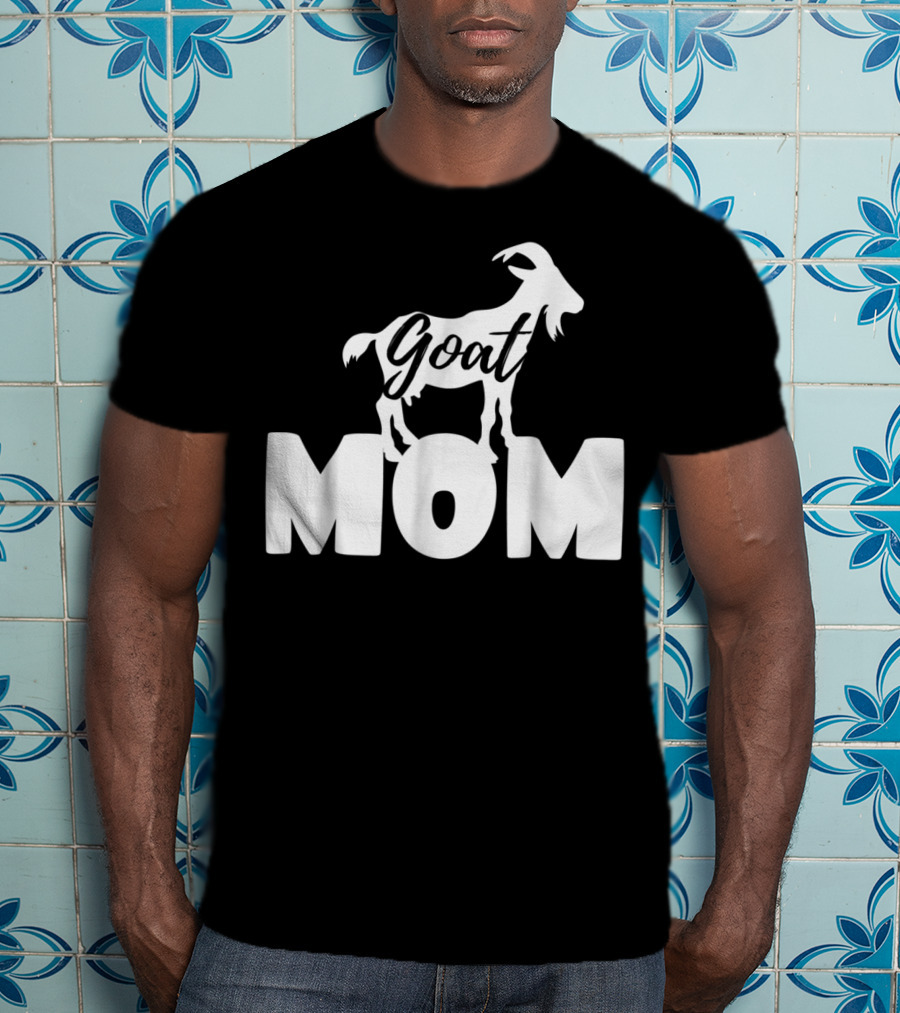 Goat Mom Funny Goat Lovers Farm Farmer 19 T-Shirt