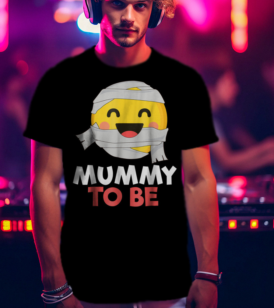 Mummy To Be Emoji Halloween Pregnancy T-Shirt