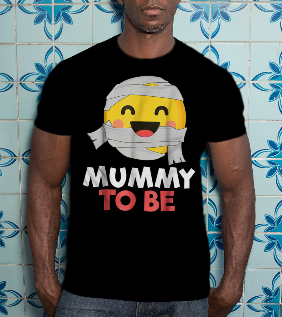 Mummy To Be Emoji Halloween Pregnancy T-Shirt