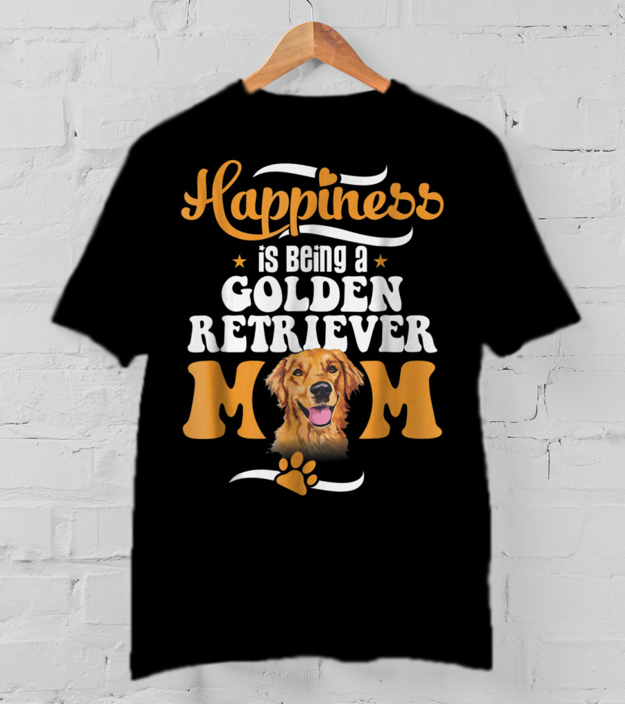 Happiness Is Being A Golden Retriever Mom T-Shirt