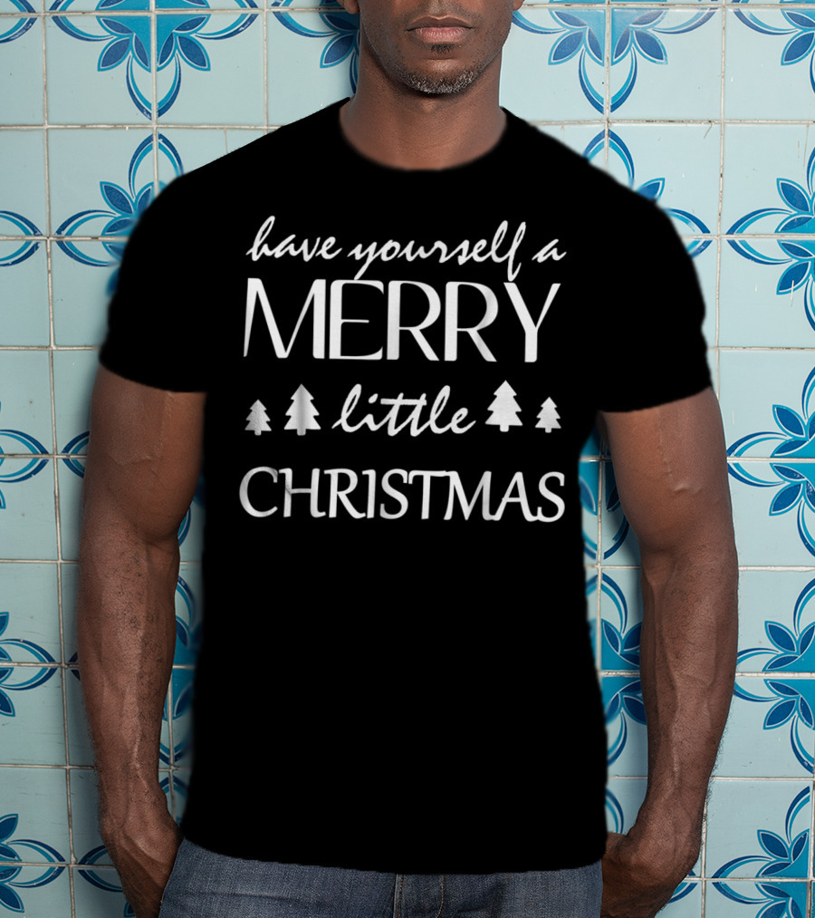 Have Yourself A Merry Little Christmas Pregnant Mom T-Shirt