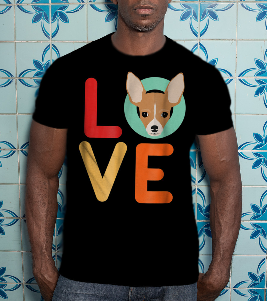 Love Chihuahua Dog Animal Lover Puppies Mom Dad T-Shirt