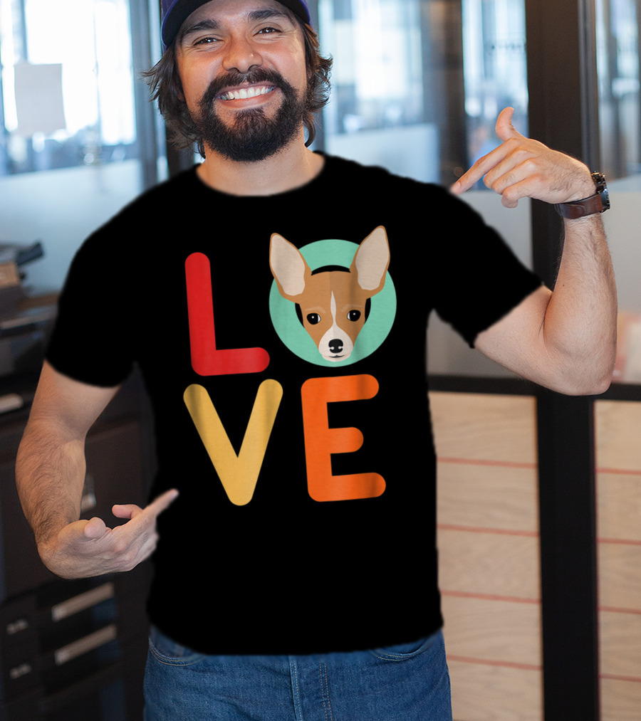 Love Chihuahua Dog Animal Lover Puppies Mom Dad T-Shirt