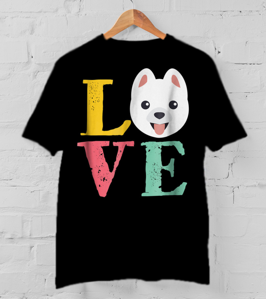 LOVE Pomeranian Dog Pom Owner Puppies Mom And Dad15 T-Shirt