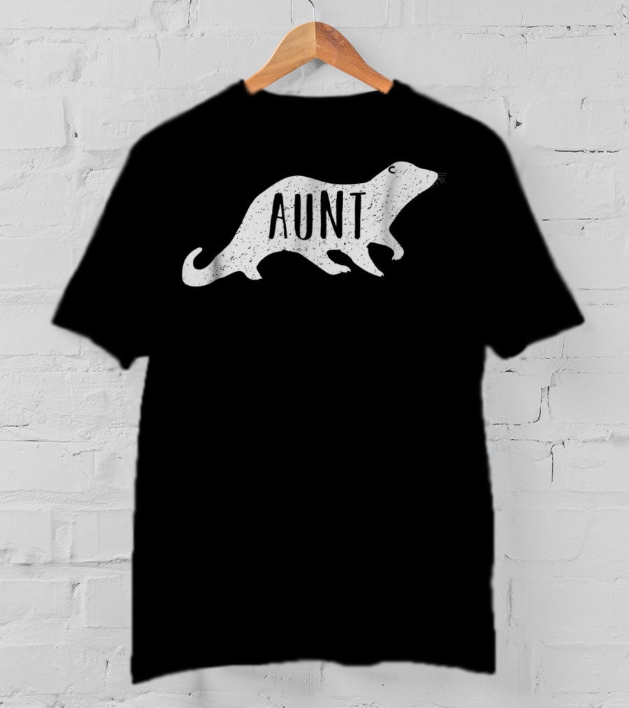 Vintage Otter Aunt T-Shirt