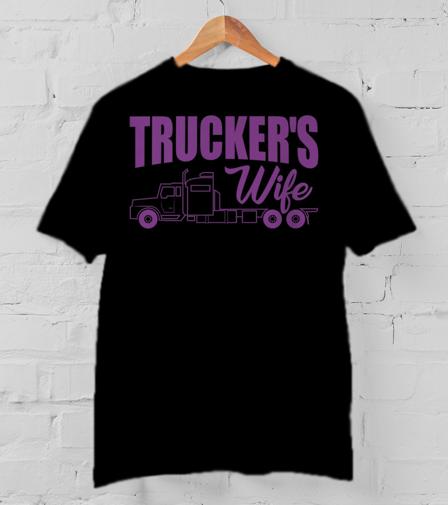 Trucker's Wife Nana Truck T-Shirt