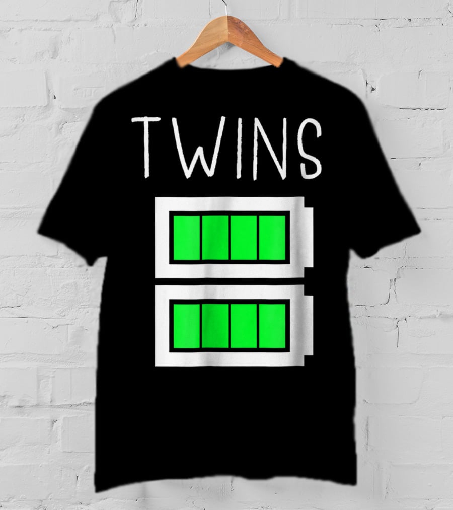 Twins Full Energy Full Batteries T-Shirt