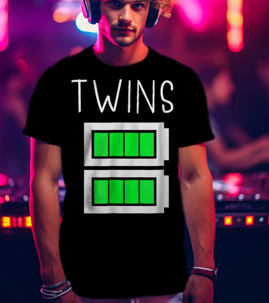 Twins Full Energy Full Batteries T-Shirt