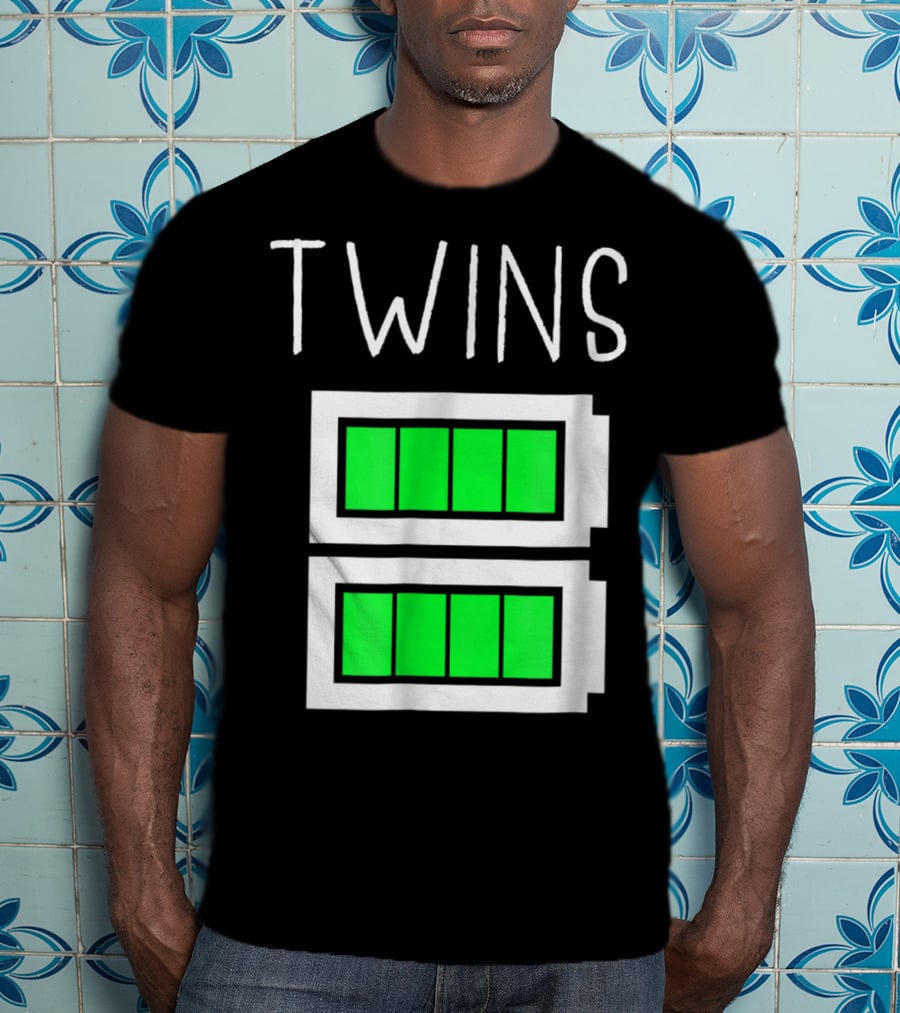 Twins Full Energy Full Batteries T-Shirt