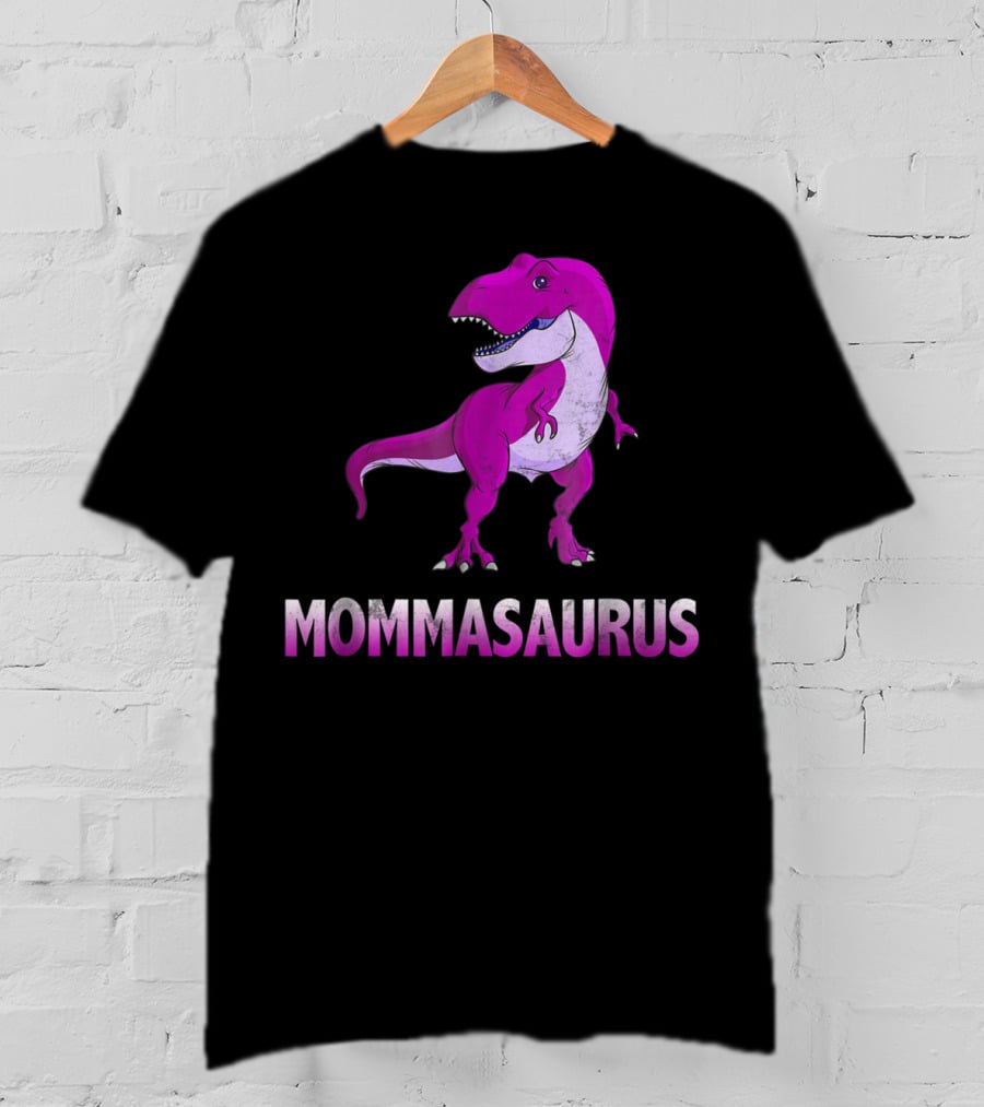 MOMMASAURUS Pink TRex Mother Momma TRex T-Shirt