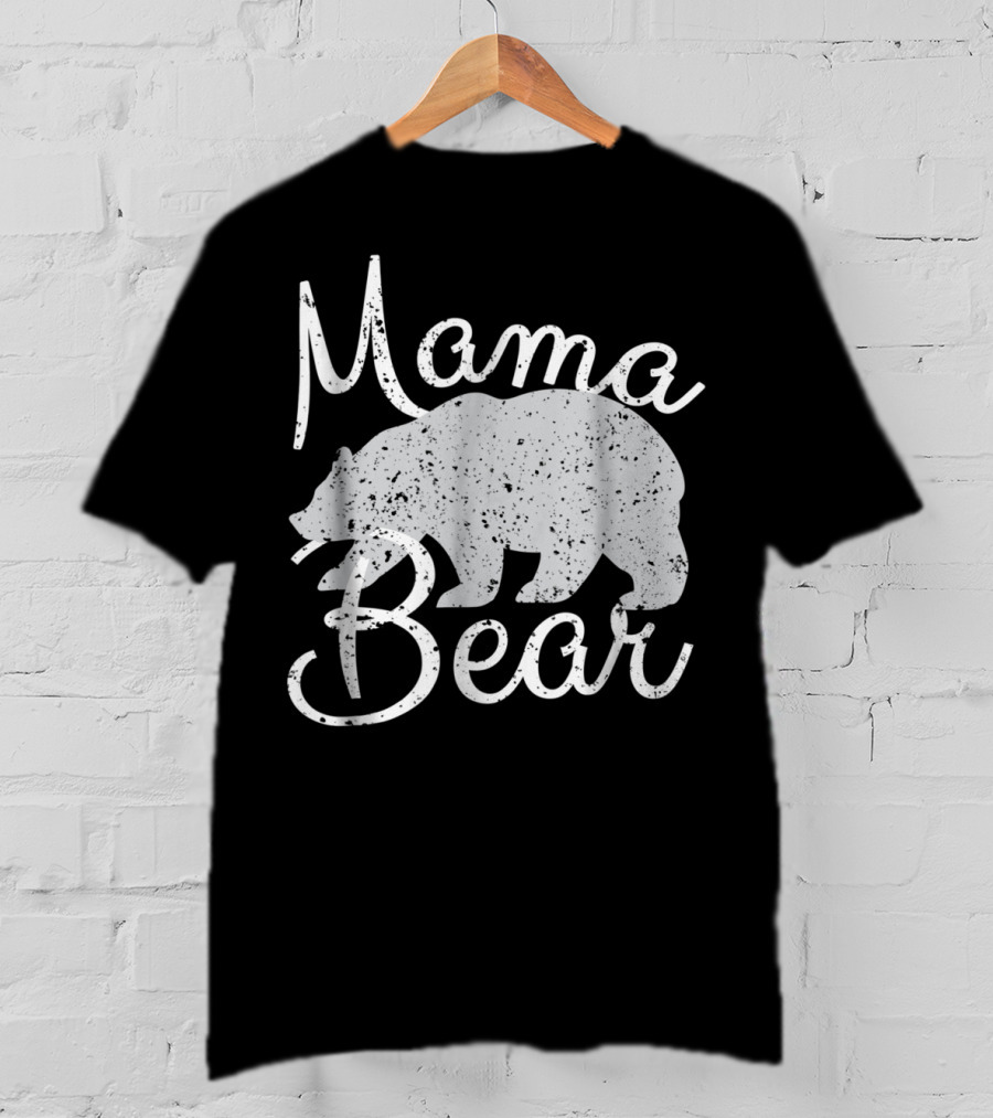Mama Bear Vintage Retro Bear T-Shirt
