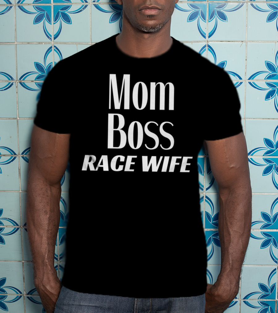 Mom Boss Race Wife Dirt Track Racing Sprint Car23 T-Shirt