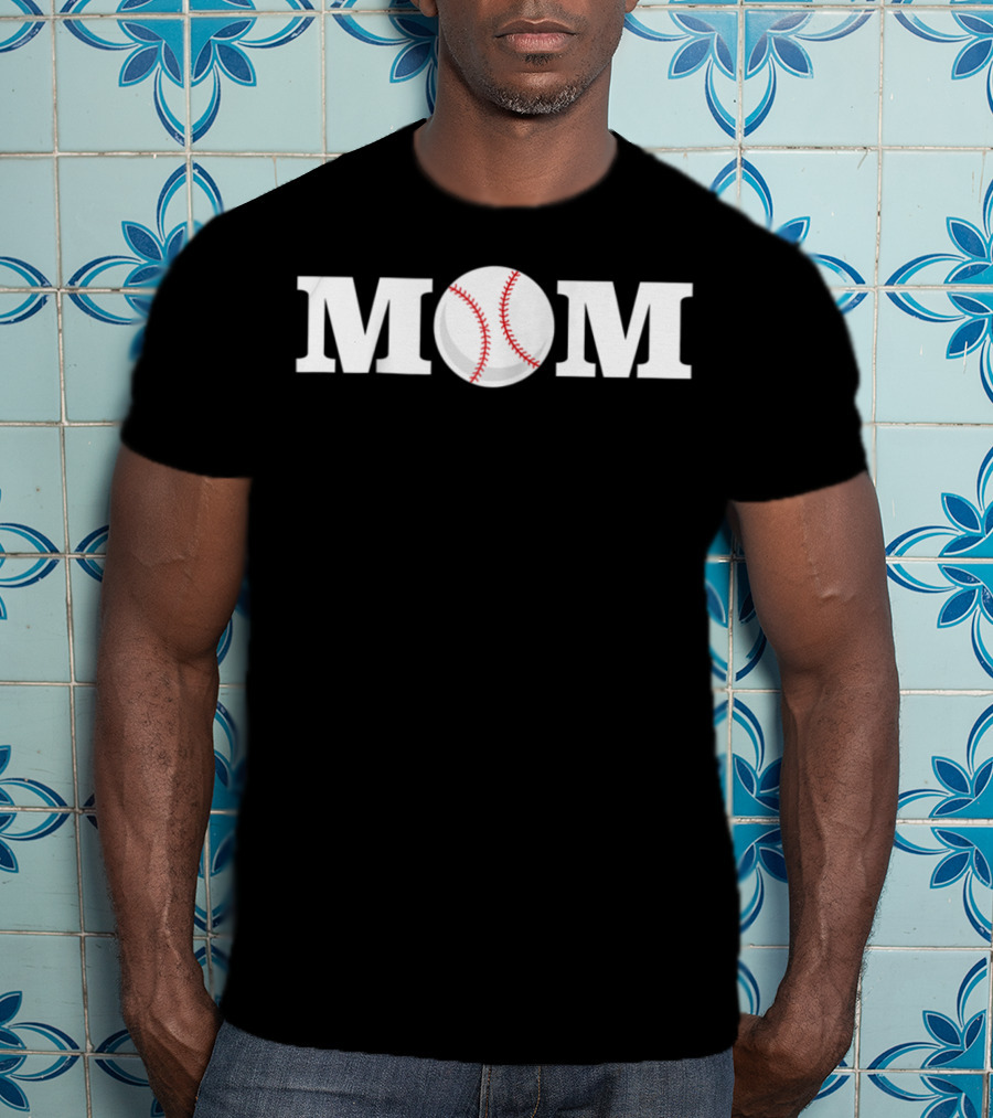 Mom Baseball Softball T-Shirt