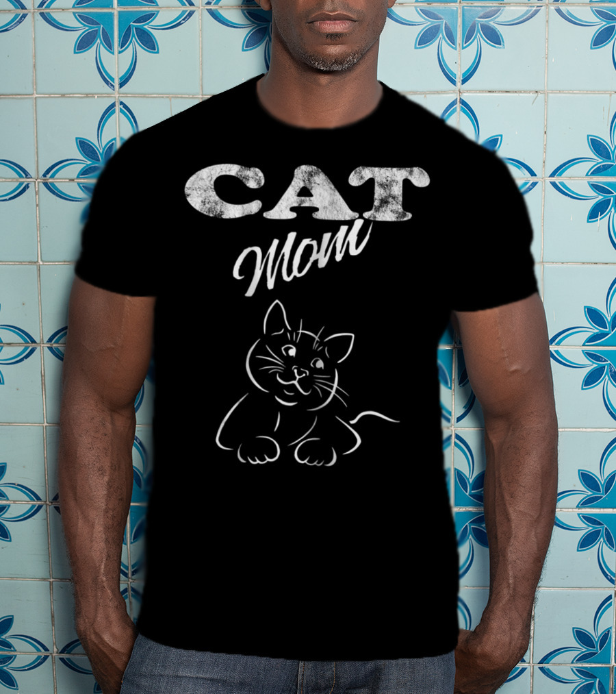 CAT Mom Cute Cat Kitties Mother T-Shirt