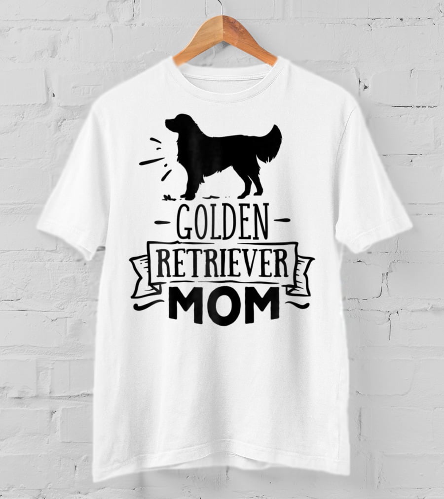 Golden Retriever Mom Puppy Mother Love Dog T-Shirt