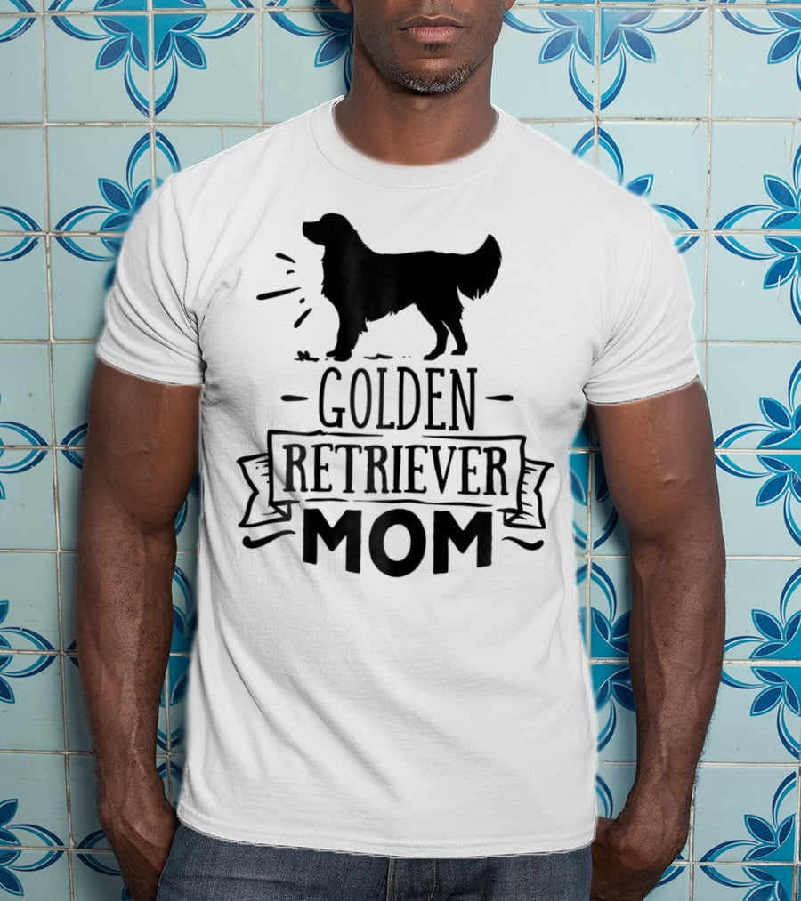 Golden Retriever Mom Puppy Mother Love Dog T-Shirt