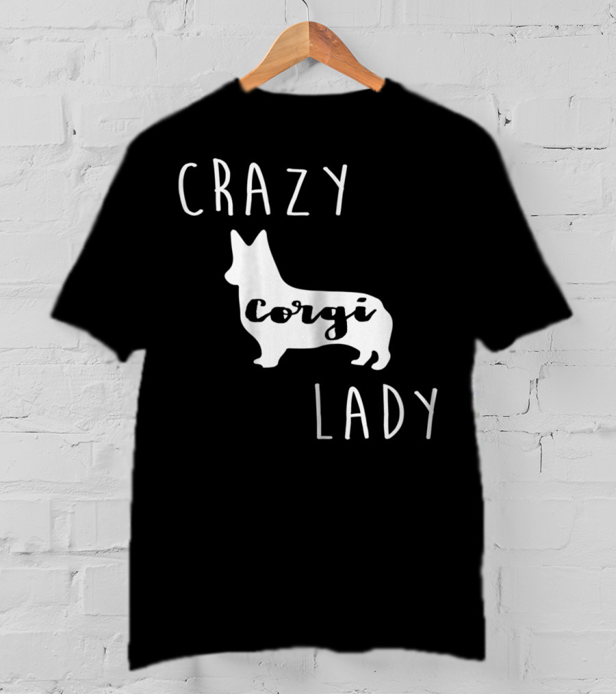 Crazy Corgi Lady T-Shirt