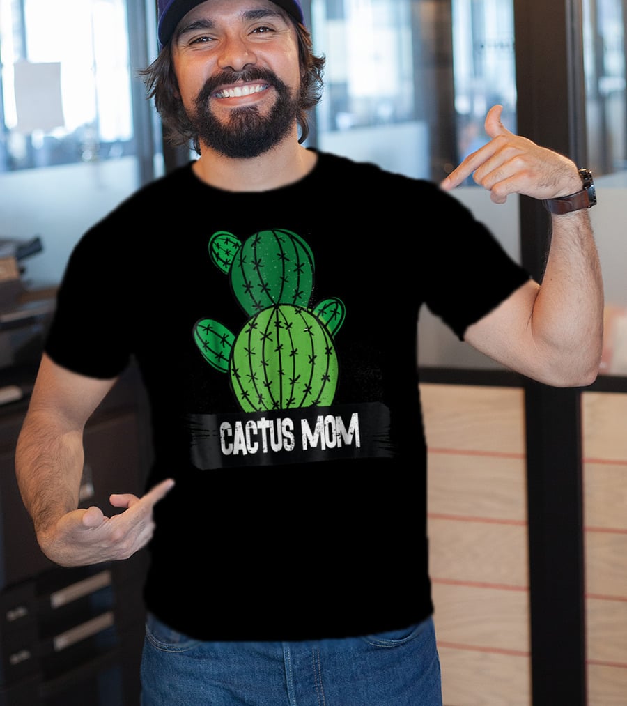 Cactus MOM Cactus Lover Nature Botanical T-Shirt