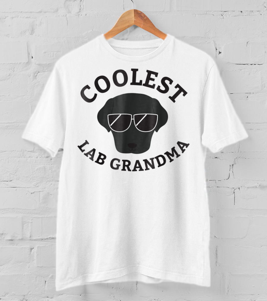 Coolest Lab Grandma For Labrador Mom5 T-Shirt