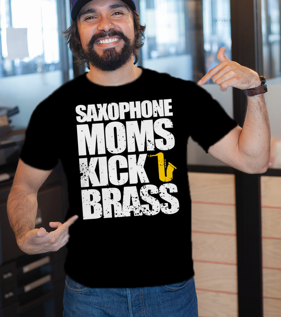 Saxophone Moms Kick Brass T-Shirt