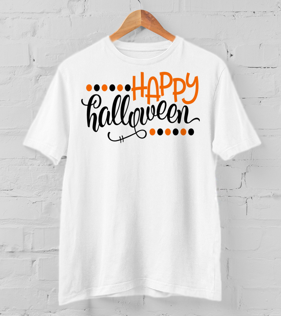 Happy Halloween Script Mom Grandma6 T-Shirt