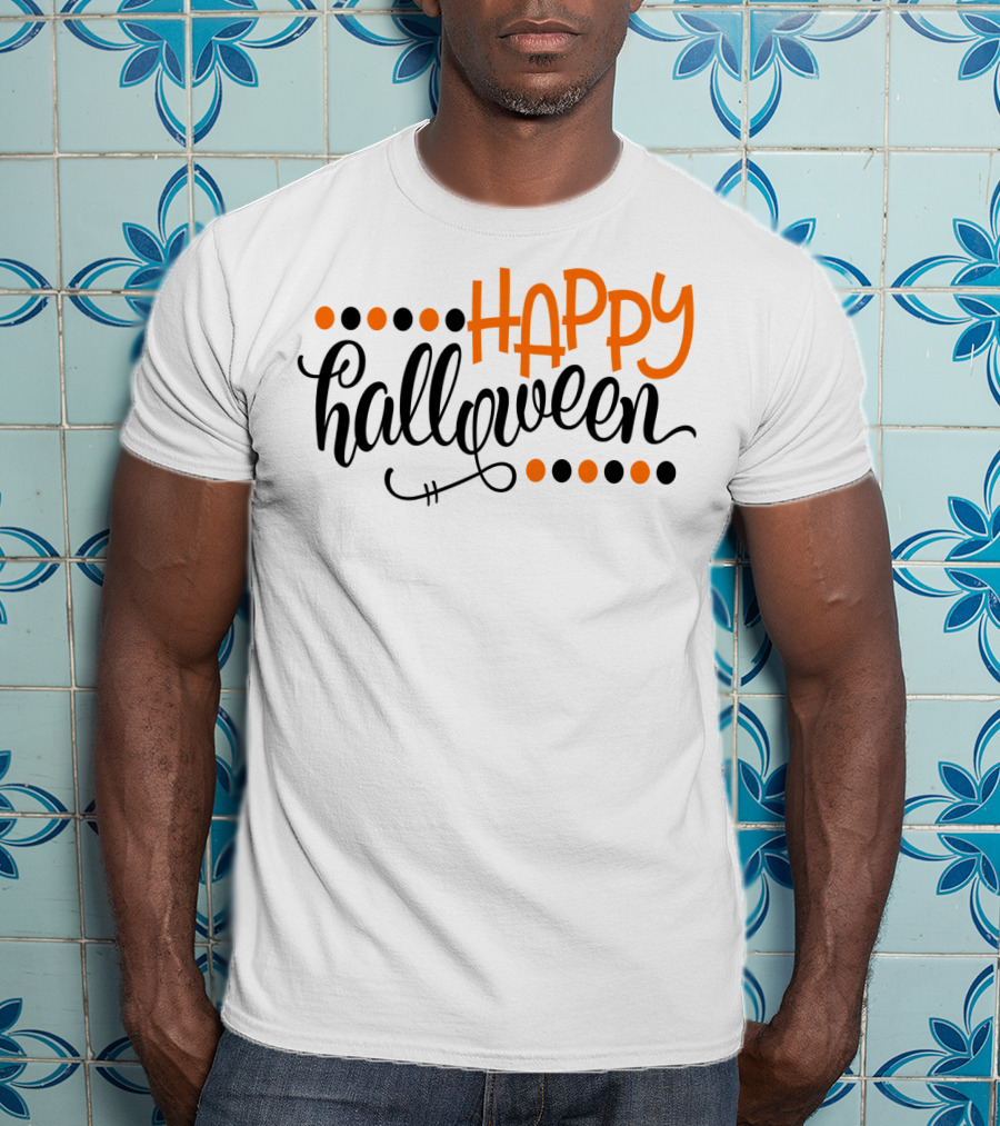 Happy Halloween Script Mom Grandma6 T-Shirt