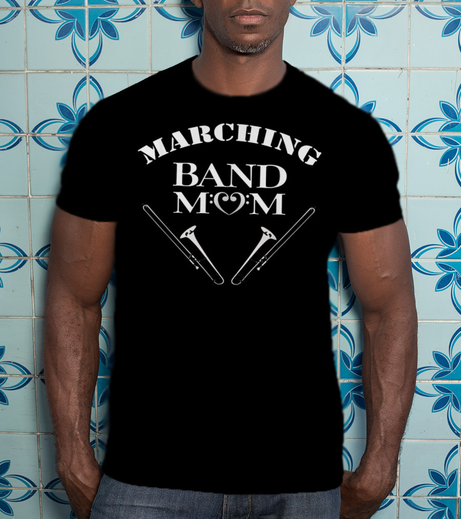 Marching Band Mom Trombone Music Enthusiast T-Shirt