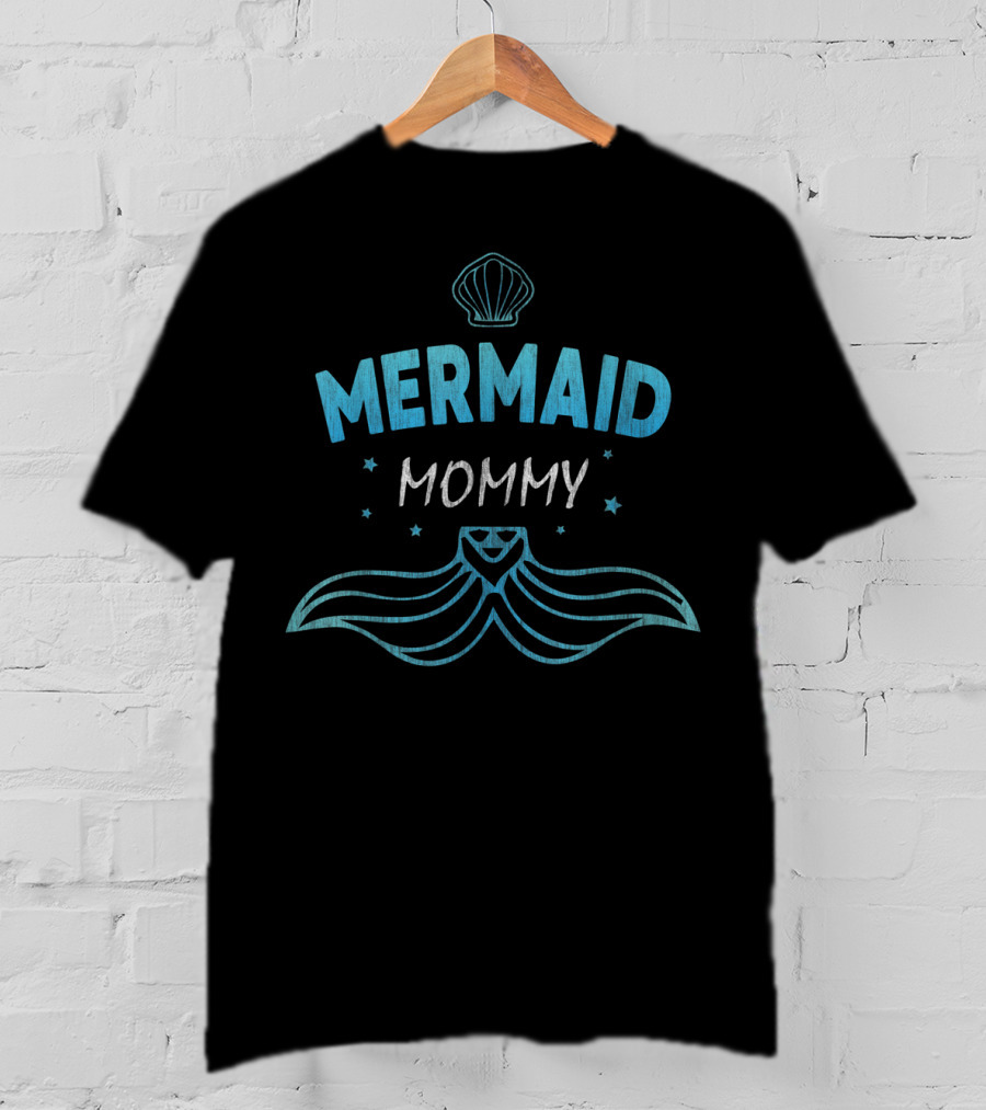 Mermaid Mommy Birthday Party Fun T-Shirt