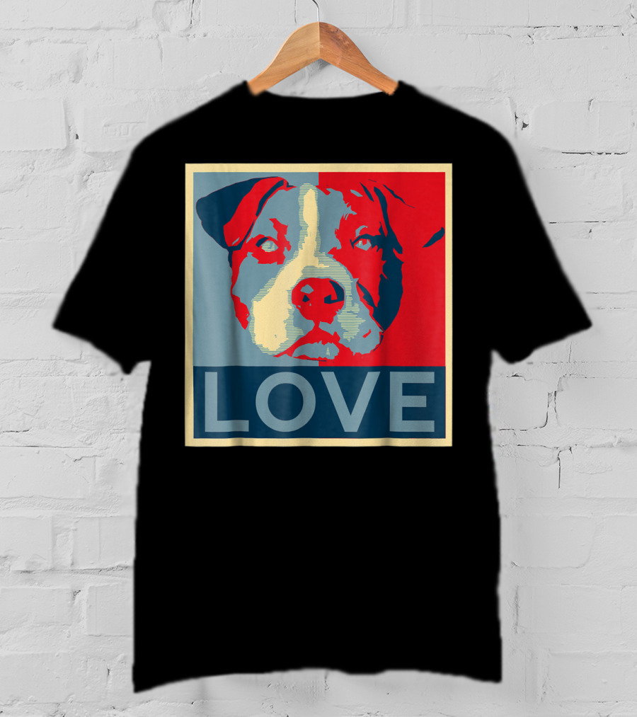 LOVE Pitbull Pit Bull Lovers T-Shirt