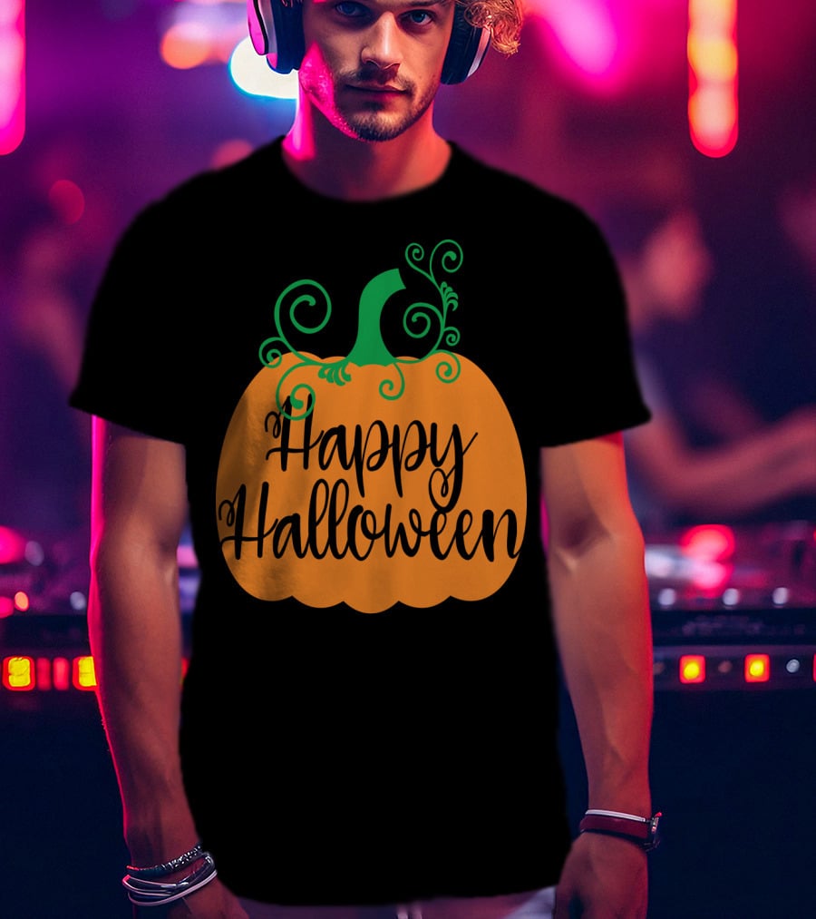 Happy Halloween Pumpkin Teacher Mom4 T-Shirt