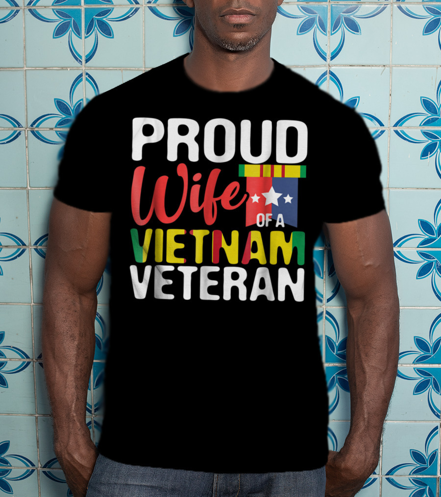 Proud Wife Of A Vietnam Veteran T-Shirt