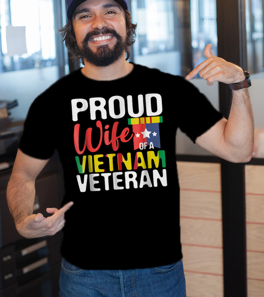 Proud Wife Of A Vietnam Veteran T-Shirt