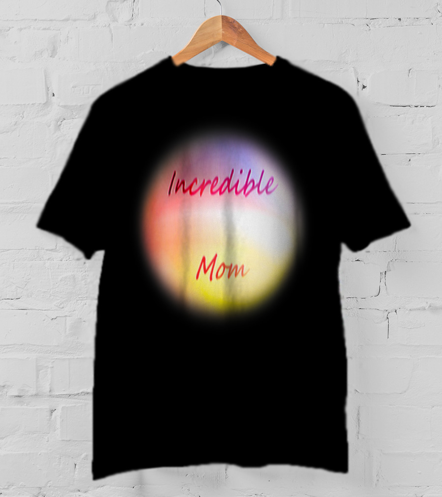 Incredible Mom Multicolored Glow T-Shirt