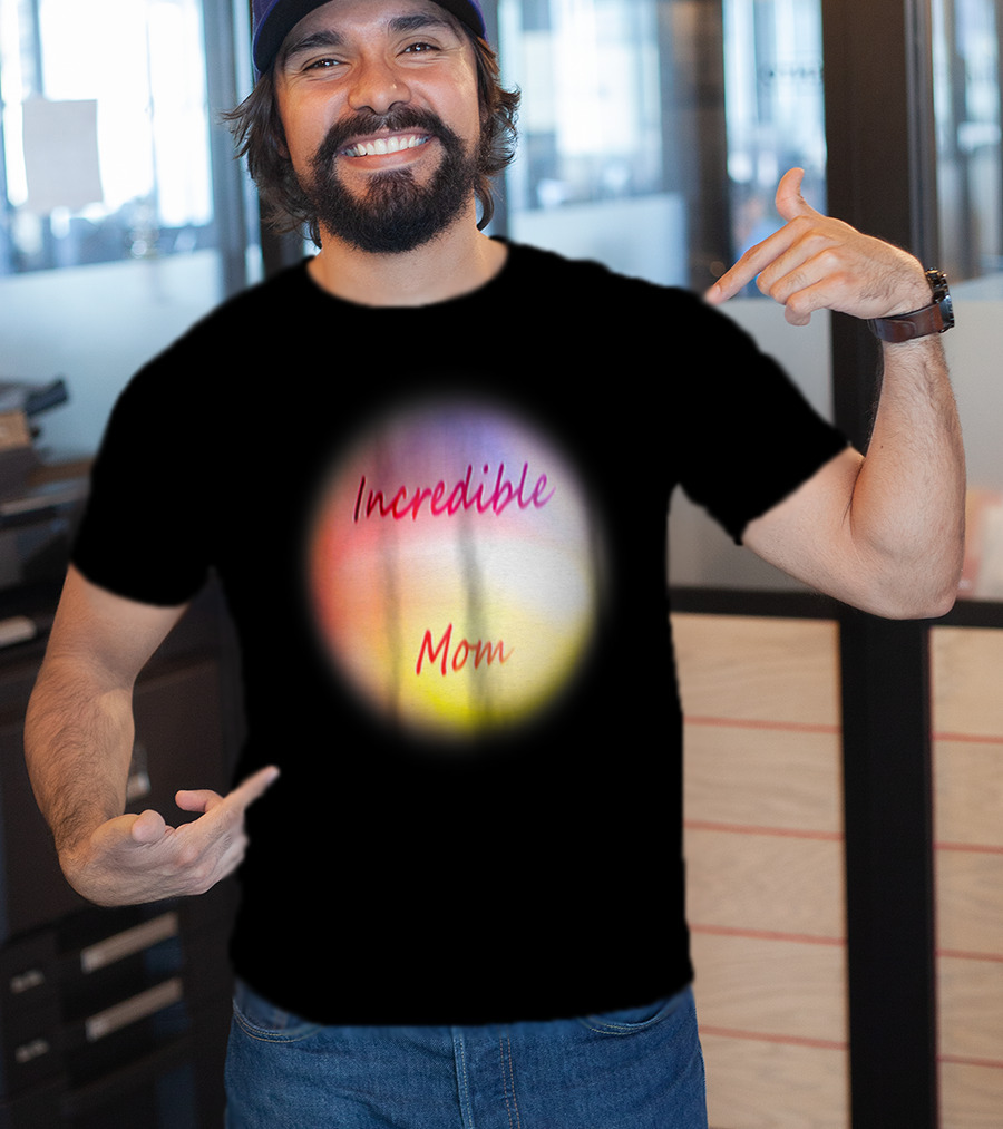 Incredible Mom Multicolored Glow T-Shirt