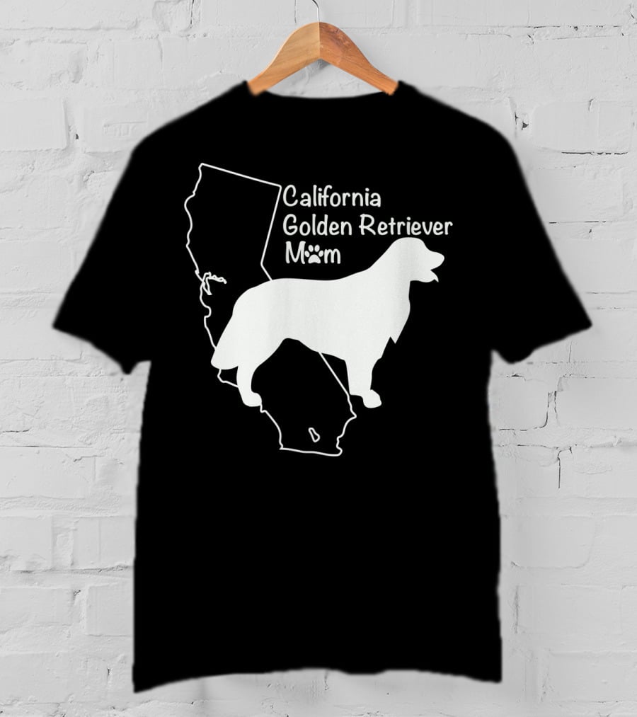 California Golden Retriever Mom T-Shirt