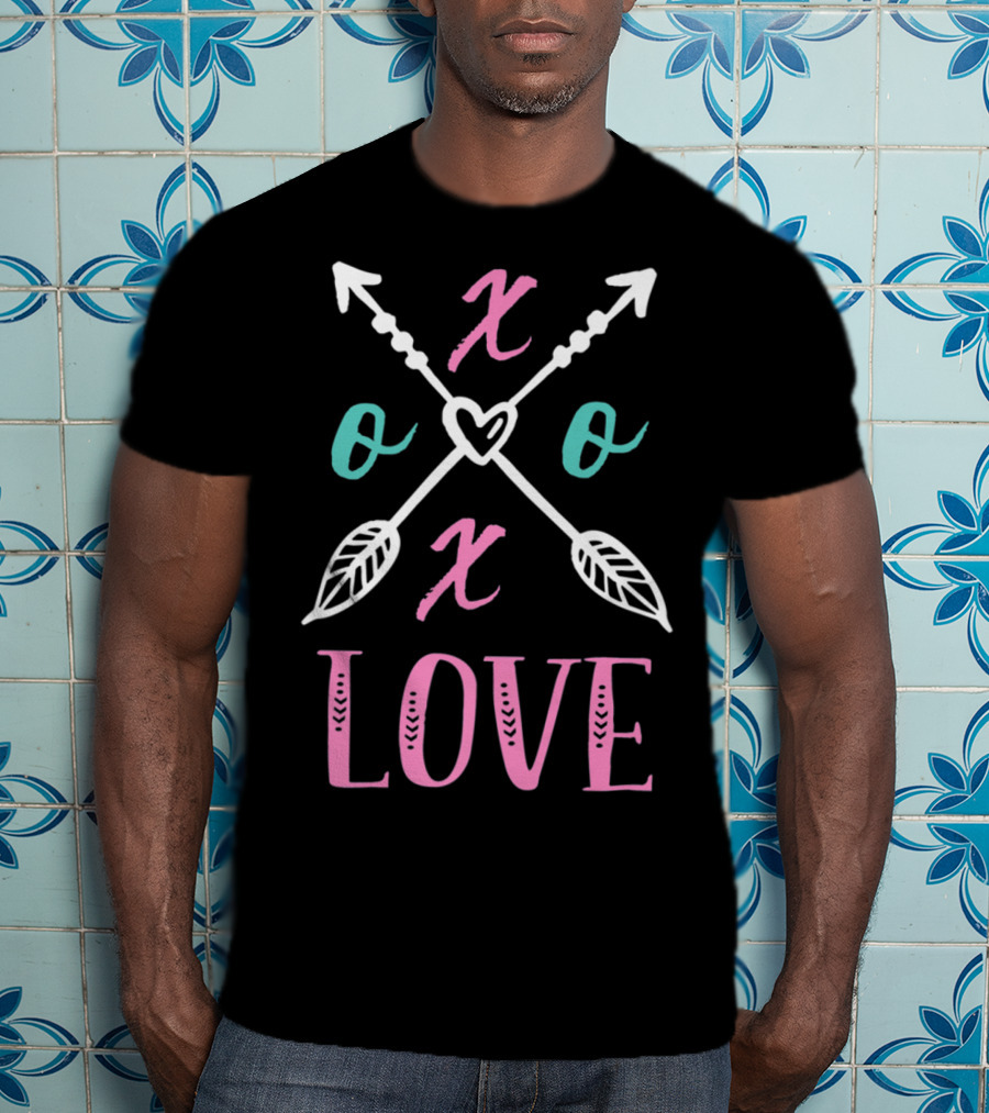 XOXO Love Arrows Boho Mom56 T-Shirt